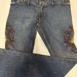 Vintage Hart&Huntington Tattoo Co Embroidered Gun Embellishments